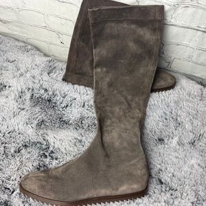 New Pedro Garcia Knee High Suede Leather Boots Size 7